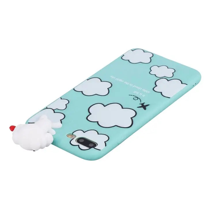Shockproof Cartoon TPU Protective Case - For iPhone 7 Plus / 8 Plus / Clouds