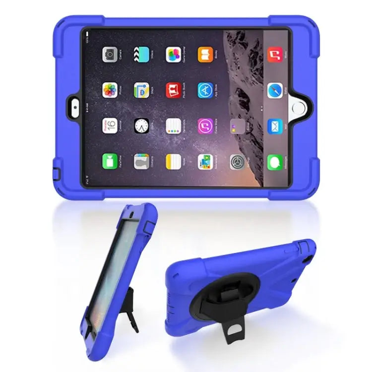 Shockproof Colorful Silicone + PC Protective Case with Holder & Hand Grip Strap For Huawei MediaPad M6 10.8 For Huawei