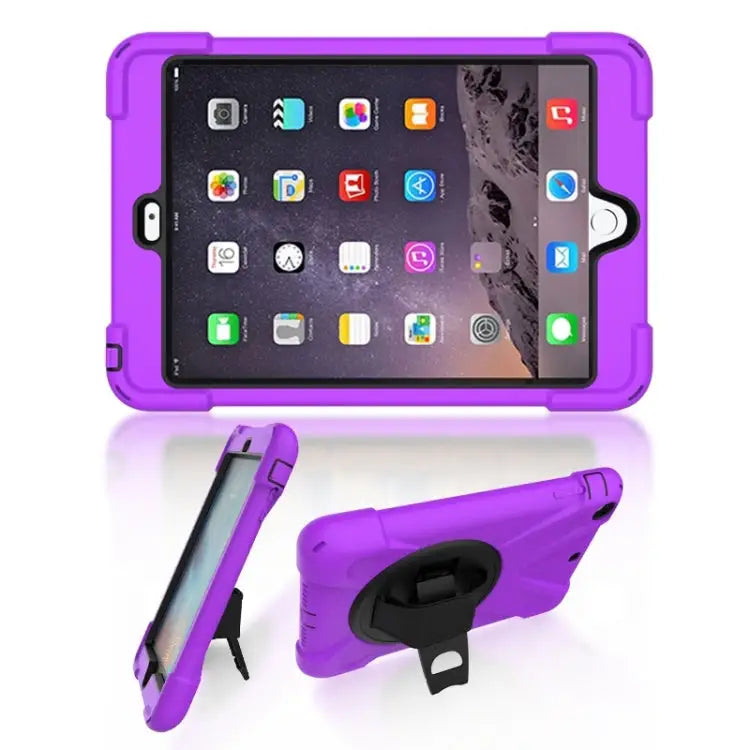 Shockproof Colorful Silicone + PC Protective Case with Holder & Hand Grip Strap For Huawei MediaPad M6 10.8 For Huawei
