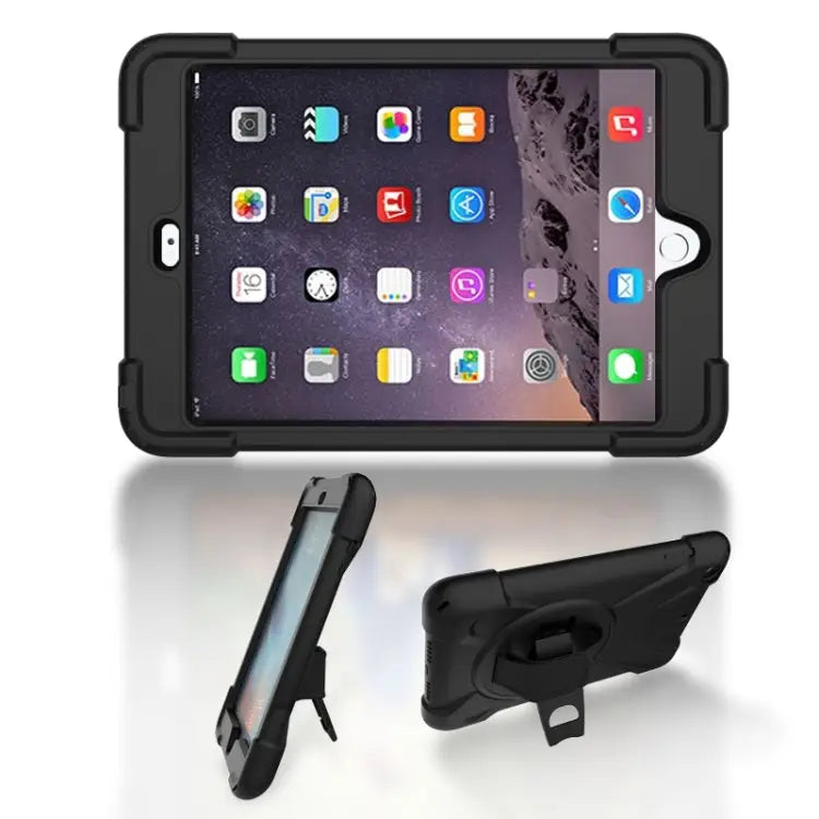 Shockproof Colorful Silicone + PC Protective Case with Holder & Hand Grip Strap For Huawei MediaPad M6 10.8 For Huawei