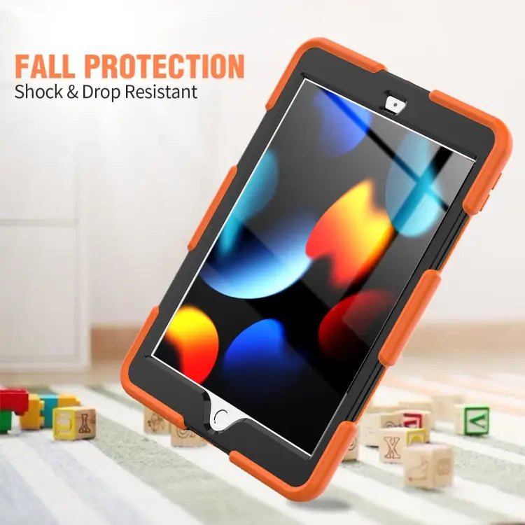 Shockproof Colorful Silicone + PC Protective Case with Holder & Pen Slot For iPad 10.2 2021 / 2020 / 2019 - Apple