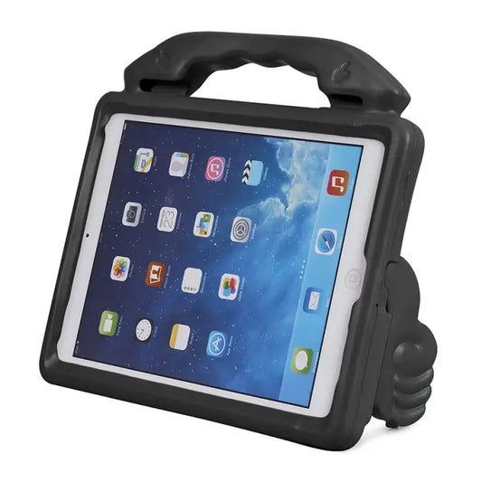 Shockproof EVA Thumb Bumper Case with Handle & Holder for iPad 9.7 For iPad 9.7 - For iPad 9.7 / Black
