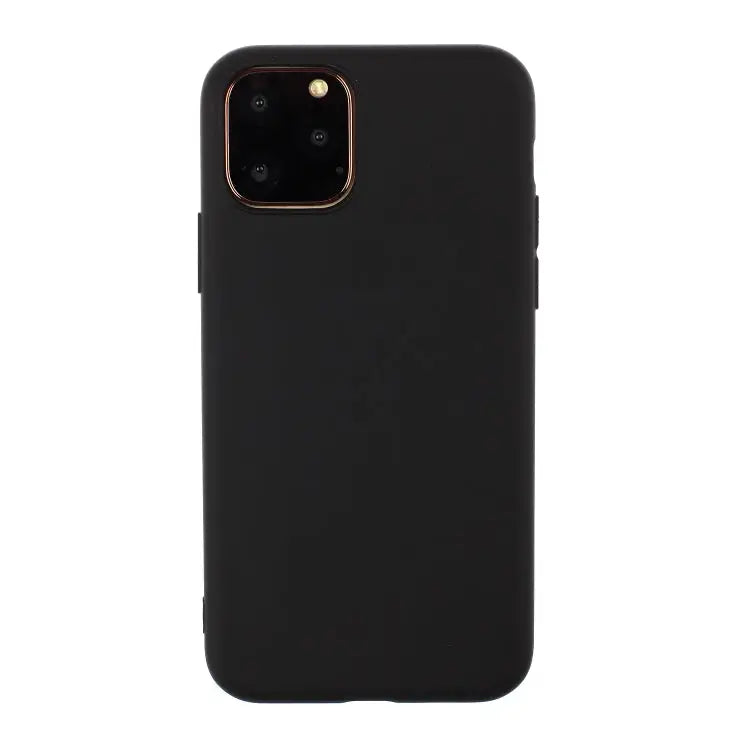Shockproof Frosted TPU Phone Case - For iPhone 15 Pro Max / Black