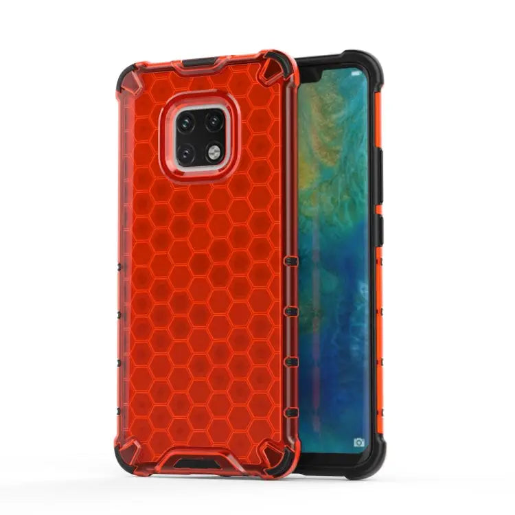 Shockproof Honeycomb PC + TPU Case for Huawei Mate 20 Pro For Huawei Mate 20 Pro - For Huawei Mate 20 Pro / Red