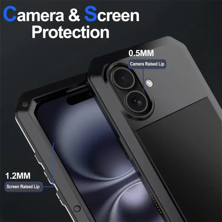 Shockproof IP54 Life Waterproof Phone Case For iPhone 16 - Apple Accessories