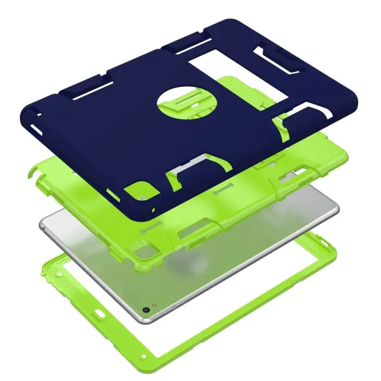 Shockproof PC + Silicone Protective Case，with Holder For Samsung Galaxy Tab A 10.1 (2019) T510 - Apple Accessories