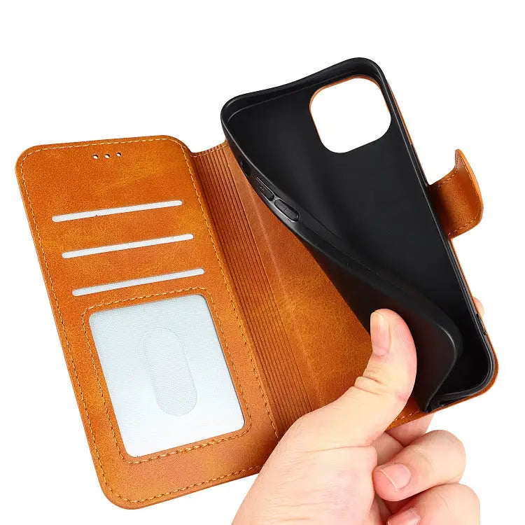 Shockproof PU + TPU Leather Case with Card Slots & Holder & Photo Frame & Wallet For iPhone 13 mini For iPhone 13