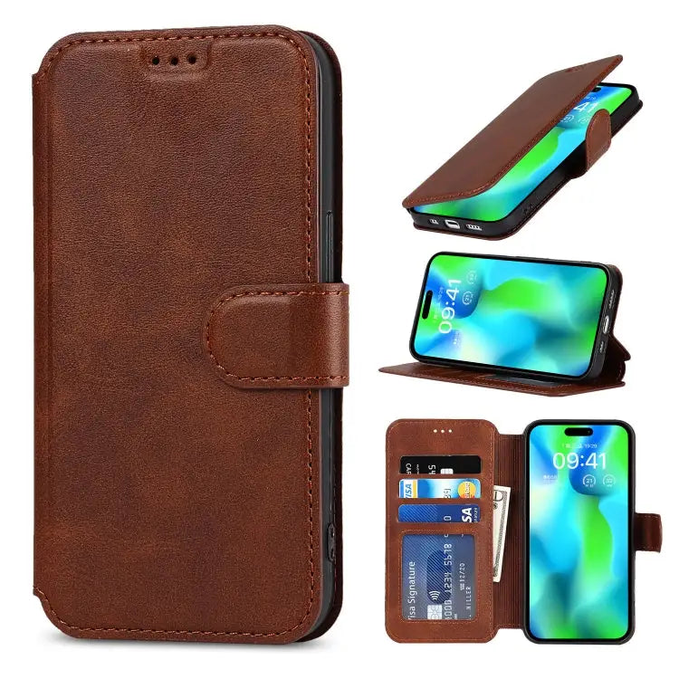 Shockproof PU + TPU Leather Phone Case For iPhone 14 Pro Max For iPhone 14 Pro For iPhone 14 For iPhone 14 Plus
