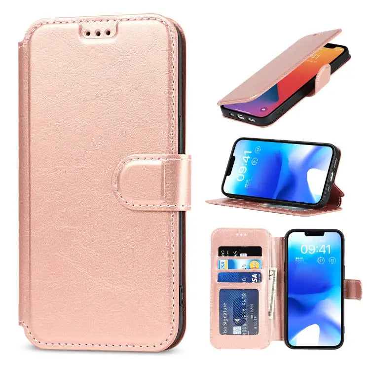 Shockproof PU + TPU Leather Phone Case For iPhone 14 Pro Max For iPhone 14 Pro For iPhone 14 For iPhone 14 Plus