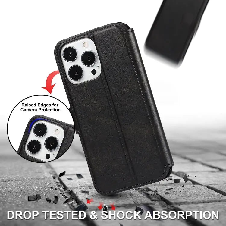 Shockproof PU + TPU Leather Phone Case For iPhone 14 Pro Max For iPhone 14 Pro For iPhone 14 For iPhone 14 Plus - Apple