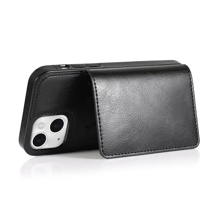 Shockproof PU + TPU Protective Case with Card Slots & Holder For iPhone 13 mini For iPhone 13 For iPhone 13 Pro