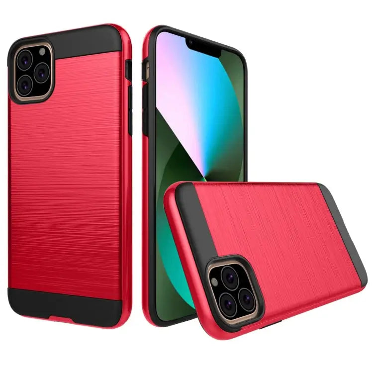 Shockproof Rugged Armor Protective Case with Card Slot - For iPhone 11 Pro Max / Grey