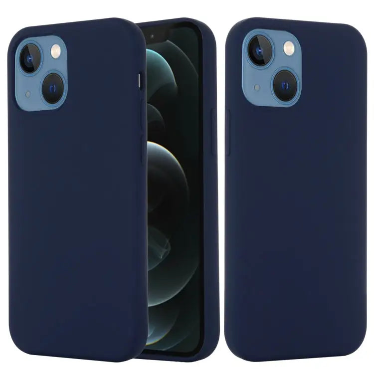 Shockproof Silicone Magnetic Magsafe Case For iPhone 13 mini For iPhone 13 - For iPhone 13 mini / Navy Blue - Apple