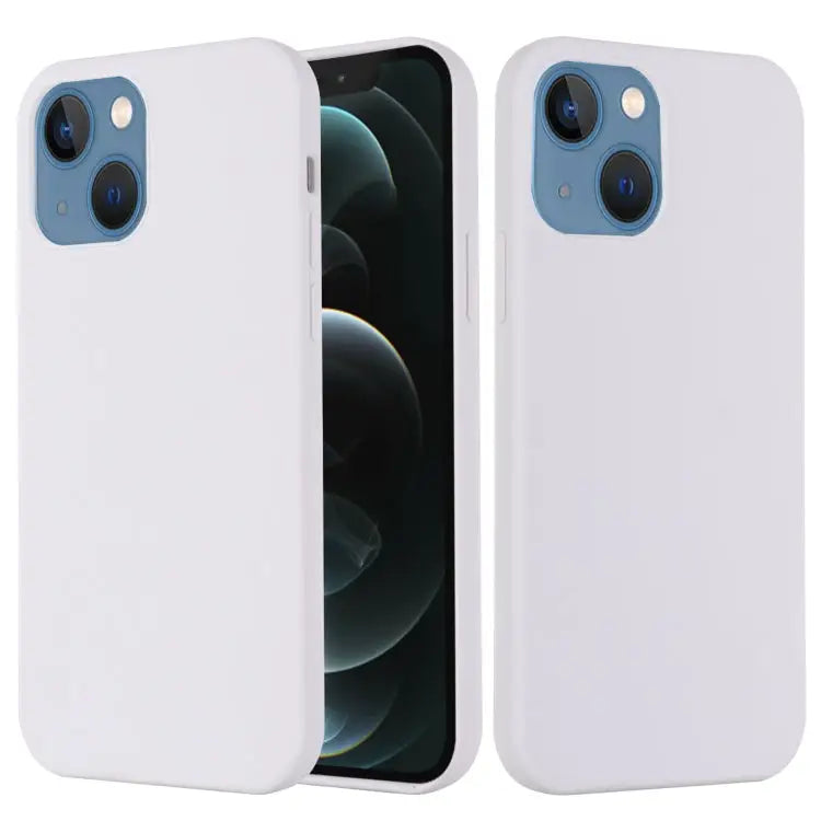 Shockproof Silicone Magnetic Magsafe Case For iPhone 13 mini For iPhone 13 - For iPhone 13 mini / White - Apple
