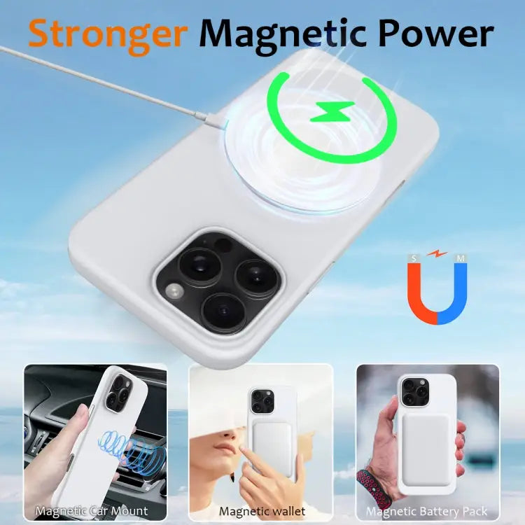 Shockproof Silicone Magsafe Phone Case