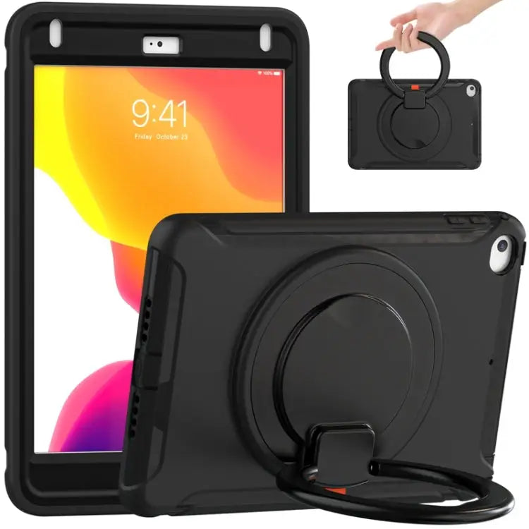 Shockproof Silicone + PC Protective Case with 360 Degree Rotation Foldable Handle Grip Holder & Pen Slot For Samsung