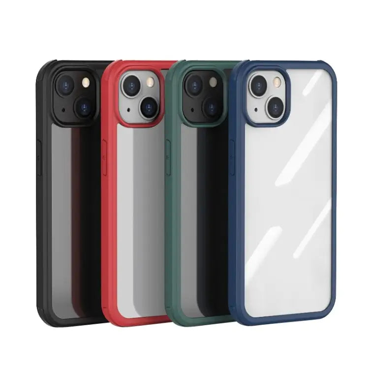 Shockproof TPU + Double-sided Glass Protective Case For iPhone 13 mini For iPhone 13 For iPhone 13 Pro For iPhone 13