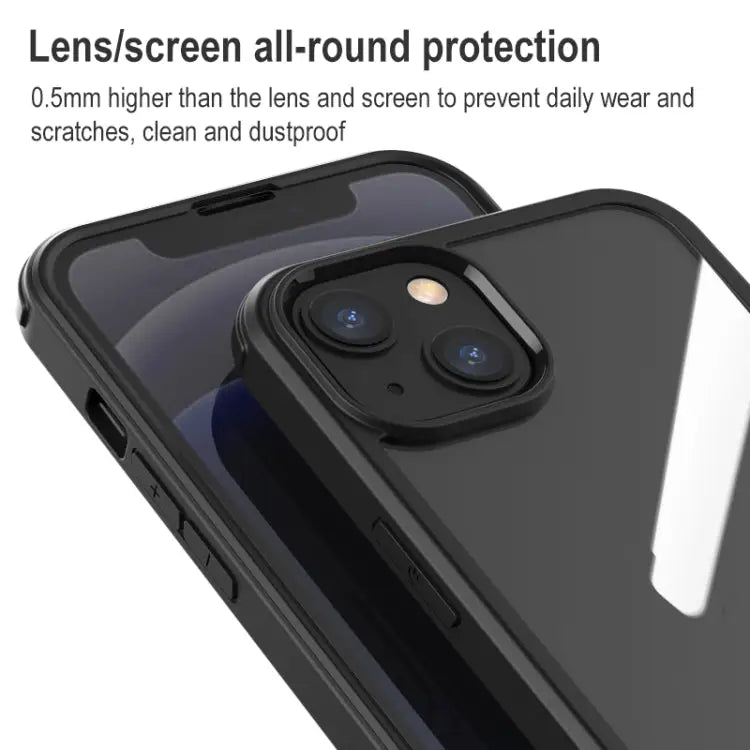 Shockproof TPU + Double-sided Glass Protective Case For iPhone 13 mini For iPhone 13 For iPhone 13 Pro For iPhone 13
