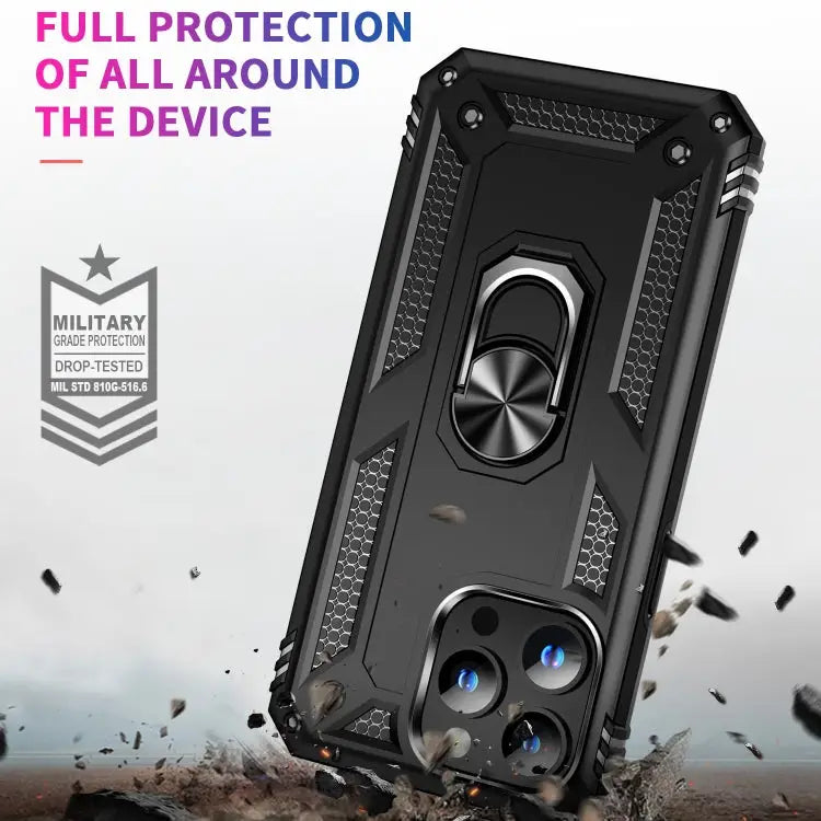 Shockproof TPU + PC Phone Case with Holder For iPhone 15 Pro Max For iPhone 15 Pro For iPhone 15 Plus - Apple