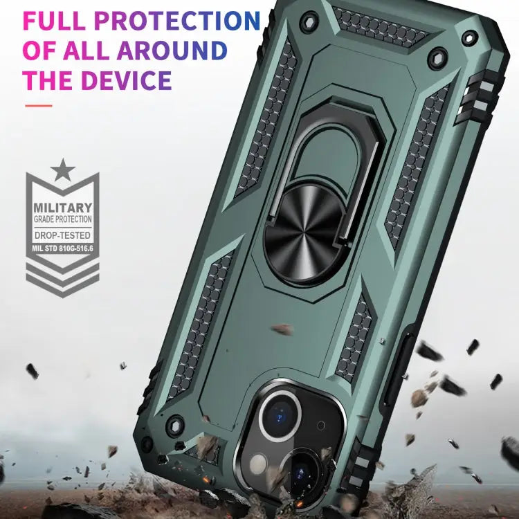 Shockproof TPU + PC Protective Case with 360 Degree Rotating Holder For iPhone 13 For iPhone 13 mini For iPhone 13 Pro