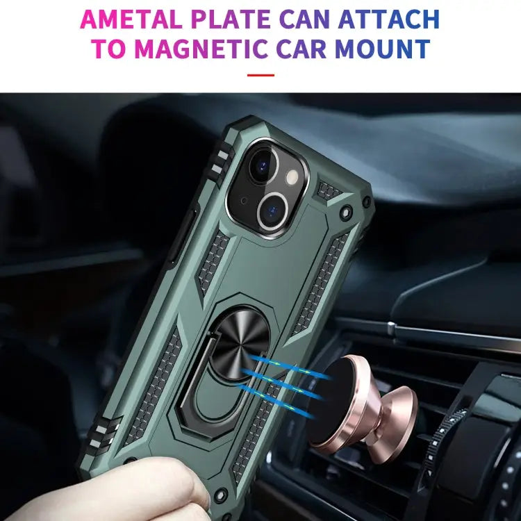Shockproof TPU + PC Protective Case with 360 Degree Rotating Holder For iPhone 13 For iPhone 13 mini For iPhone 13 Pro