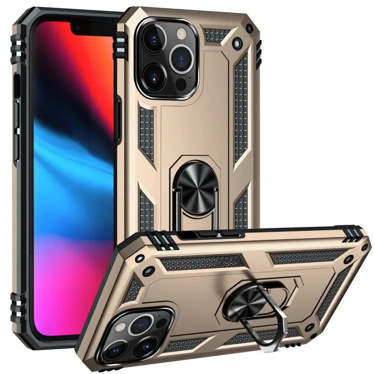 Shockproof TPU + PC Protective Case with 360 Degree Rotating Holder For iPhone 13 For iPhone 13 mini For iPhone 13 Pro