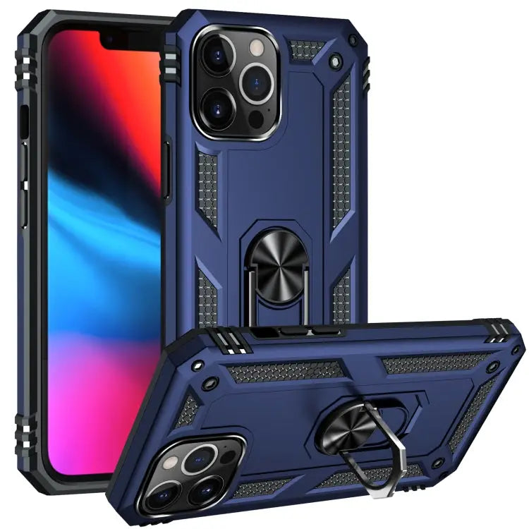 Shockproof TPU + PC Protective Case with 360 Degree Rotating Holder For iPhone 13 For iPhone 13 mini For iPhone 13 Pro
