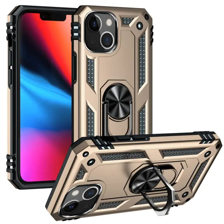 Shockproof TPU + PC Protective Case with 360 Degree Rotating Holder For iPhone 13 For iPhone 13 mini For iPhone 13 Pro