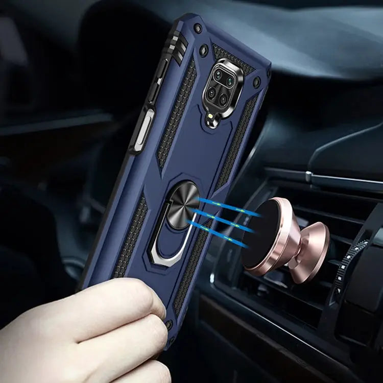 Shockproof TPU + PC Protective Case with 360 Degree Rotating Holder For Samsung Galaxy Note20 Ultra For Xiaomi Redmi