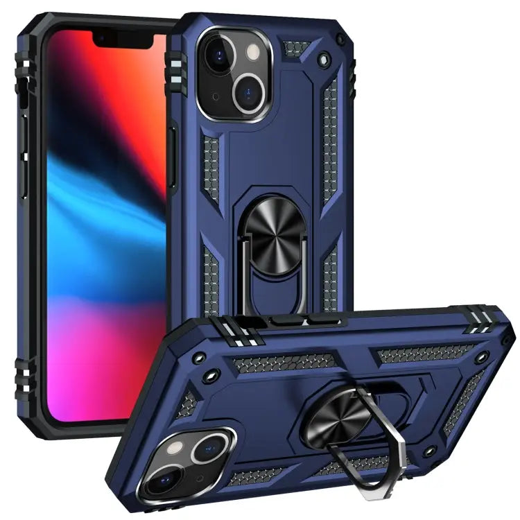 Shockproof TPU + PC Protective Case with 360 Degree Rotating Holder For iPhone 13 For iPhone 13 mini For iPhone 13 Pro