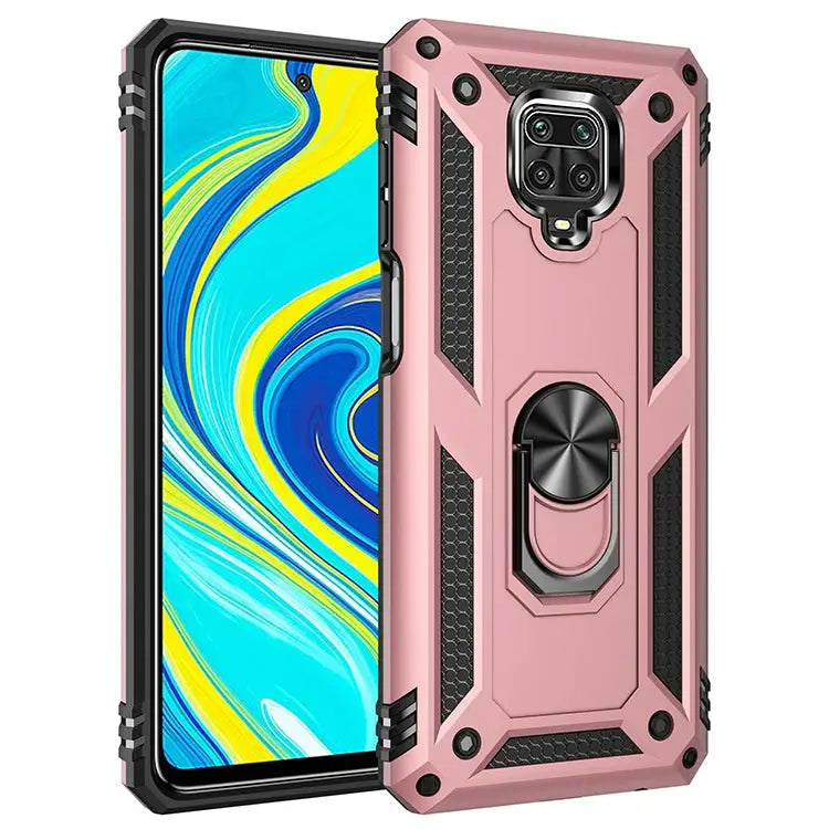 Shockproof TPU + PC Protective Case with 360 Degree Rotating Holder For Samsung Galaxy Note20 Ultra For Xiaomi Redmi