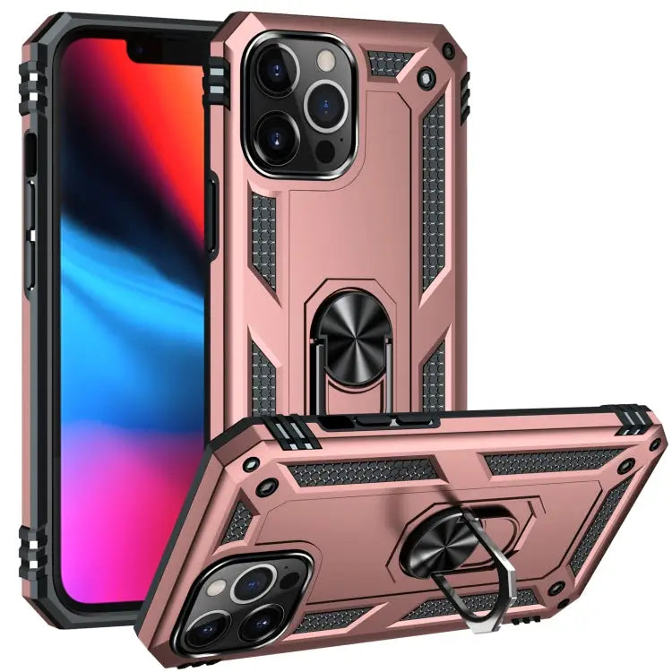 Shockproof TPU + PC Protective Case with 360 Degree Rotating Holder For iPhone 13 For iPhone 13 mini For iPhone 13 Pro