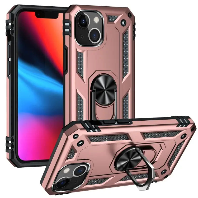 Shockproof TPU + PC Protective Case with 360 Degree Rotating Holder For iPhone 13 For iPhone 13 mini For iPhone 13 Pro