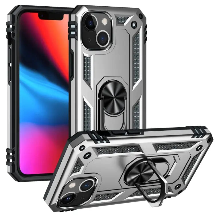 Shockproof TPU + PC Protective Case with 360 Degree Rotating Holder For iPhone 13 For iPhone 13 mini For iPhone 13 Pro