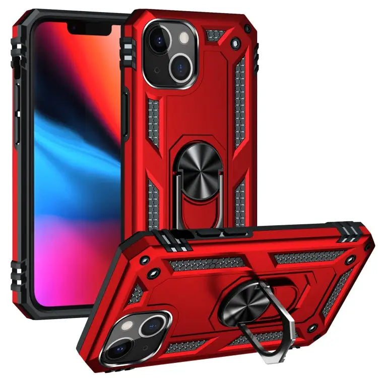 Shockproof TPU + PC Protective Case with 360 Degree Rotating Holder For iPhone 13 For iPhone 13 mini For iPhone 13 Pro