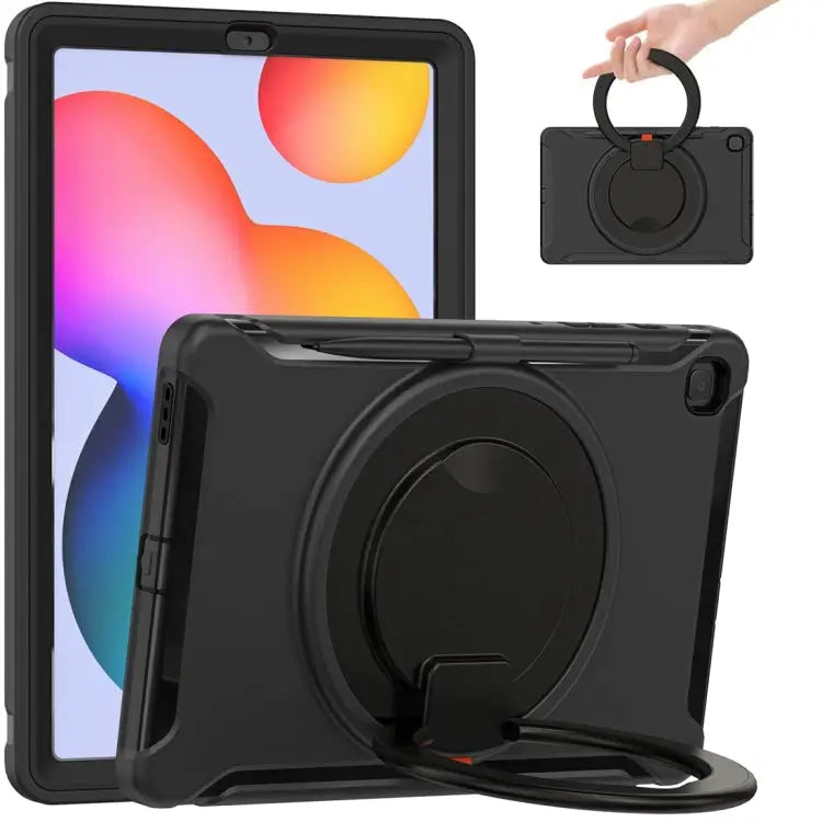 Shockproof TPU + PC Protective Case with 360 Degree Rotation Foldable Handle Grip Holder & Pen Slot For iPad Pro 12.9