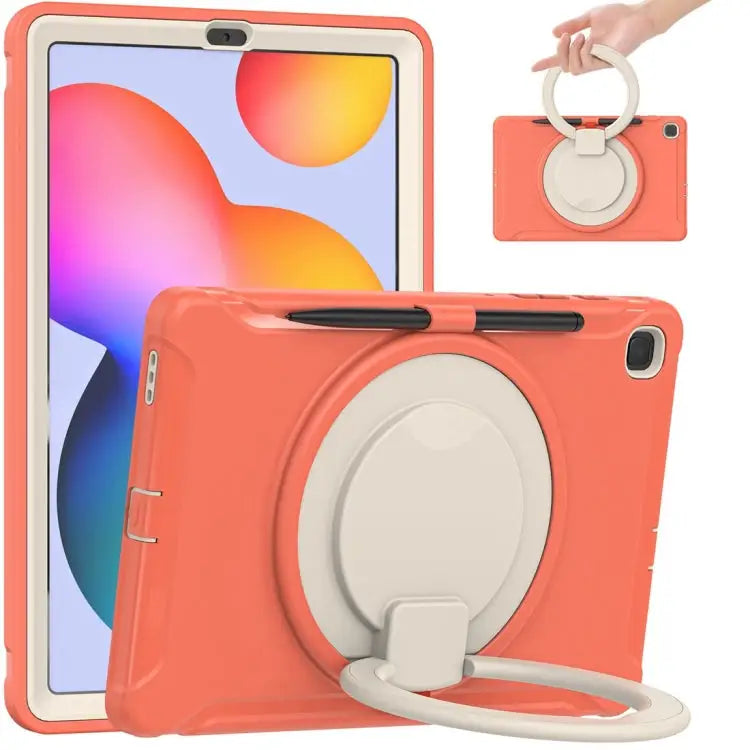 Shockproof TPU + PC Protective Case with 360 Degree Rotation Foldable Handle Grip Holder & Pen Slot For iPad Pro 12.9