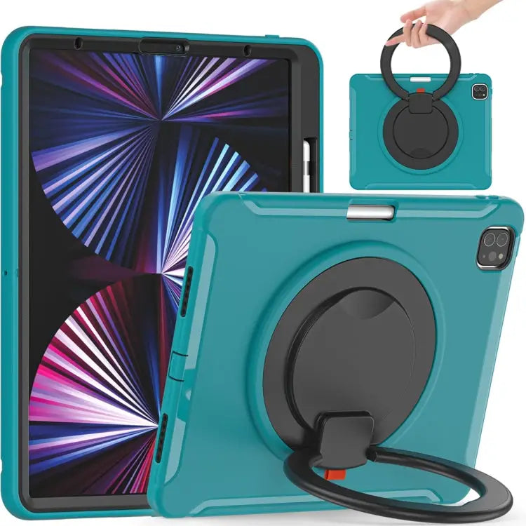 Shockproof TPU + PC Protective Case with 360 Degree Rotation Foldable Handle Grip Holder & Pen Slot For iPad Pro 12.9
