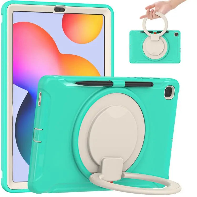 Shockproof TPU + PC Protective Case with 360 Degree Rotation Foldable Handle Grip Holder & Pen Slot For iPad Pro 12.9