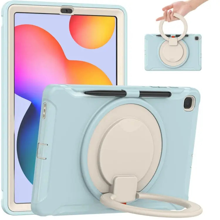 Shockproof TPU + PC Protective Case with 360 Degree Rotation Foldable Handle Grip Holder & Pen Slot For iPad Pro 12.9