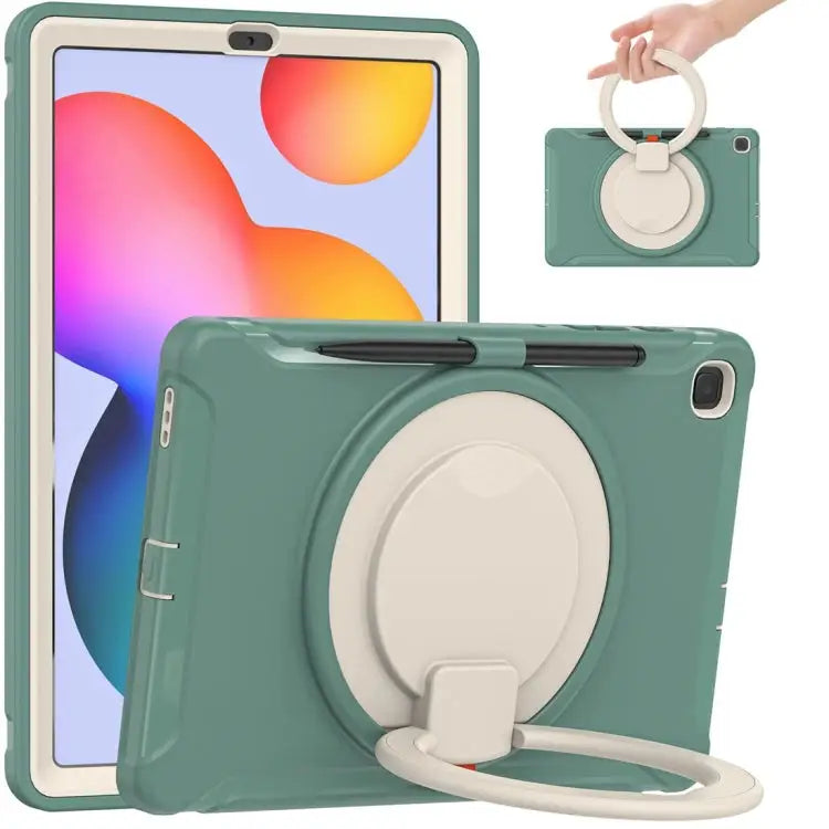 Shockproof TPU + PC Protective Case with 360 Degree Rotation Foldable Handle Grip Holder & Pen Slot For iPad Pro 12.9