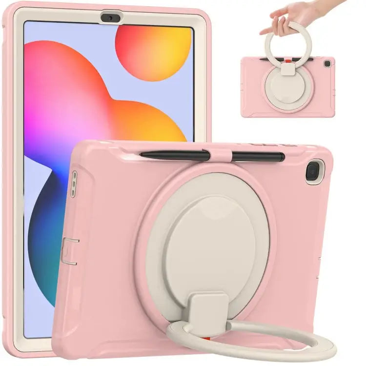 Shockproof TPU + PC Protective Case with 360 Degree Rotation Foldable Handle Grip Holder & Pen Slot For iPad Pro 12.9