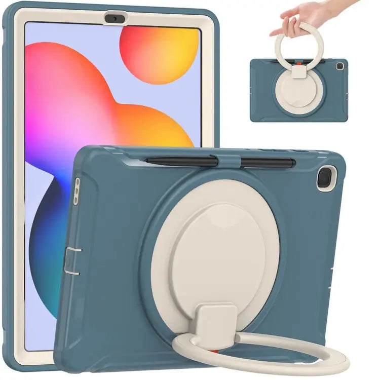 Shockproof TPU + PC Protective Case with 360 Degree Rotation Foldable Handle Grip Holder & Pen Slot For iPad Pro 12.9