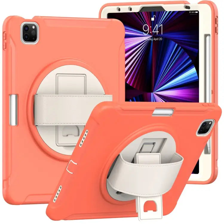Shockproof TPU + PC Protective Case with 360 Degree Rotation Foldable Handle Grip Holder & Pen Slot For iPad Pro 11