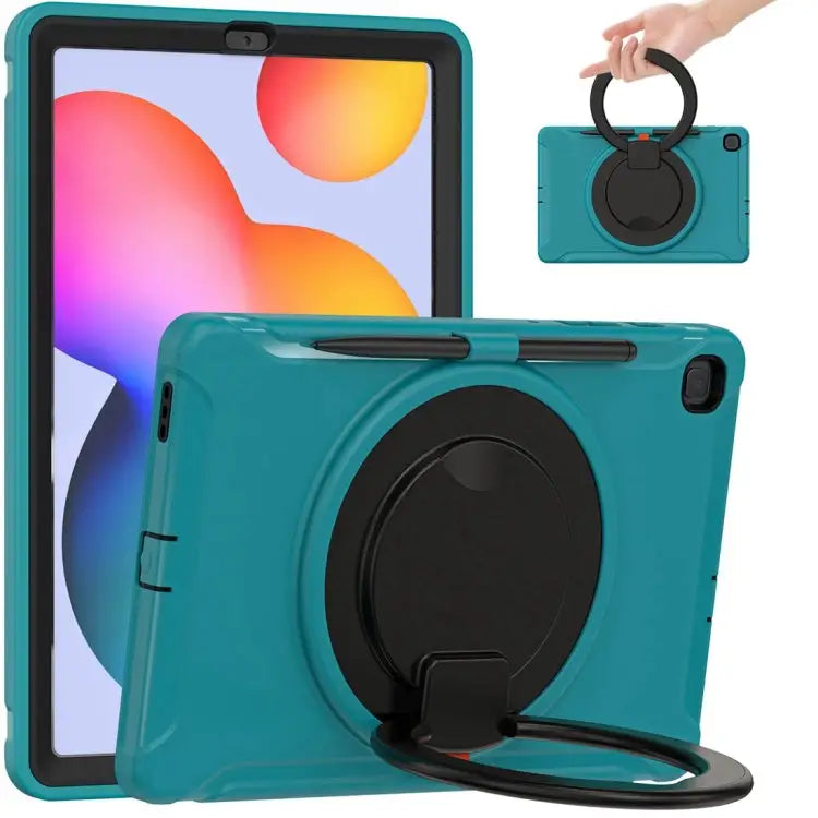 Shockproof TPU + PC Protective Case with 360 Degree Rotation Foldable Handle Grip Holder & Pen Slot For iPad Pro 12.9