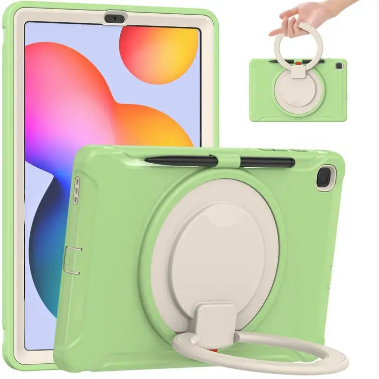 Shockproof TPU + PC Protective Case with 360 Degree Rotation Foldable Handle Grip Holder & Pen Slot For iPad Pro 12.9