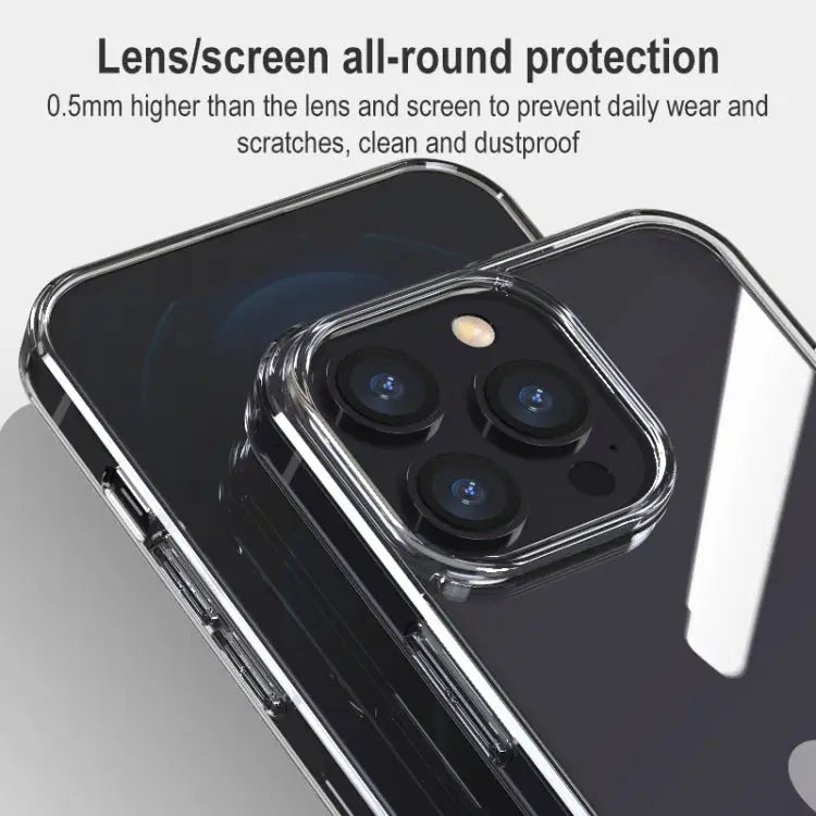 Shockproof TPU + Single-sided Glass Protective Case For iPhone 13 mini For iPhone 13 For iPhone 13 Pro For iPhone 13