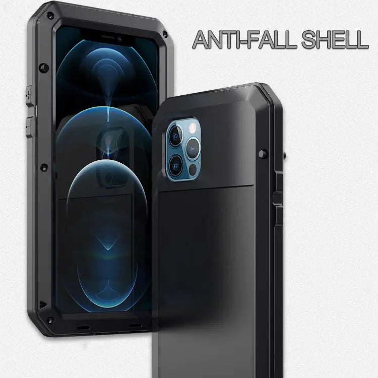 Shockproof Waterproof Silicone + Zinc Alloy Protective Case For iPhone 12 mini For iPhone 12 / 12 Pro For iPhone 12 Pro