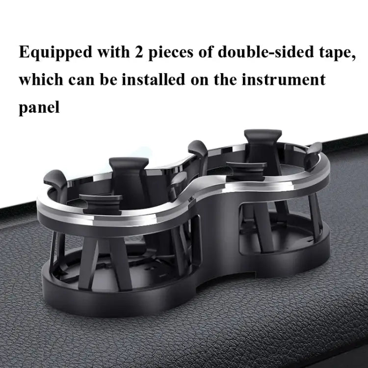 SHUNWEI SD-1038 Car Dual-Hole Water Cup Holder Cola Vacuum Flask Holder One For Two Beverage Holders SD-1038 - SD-1038