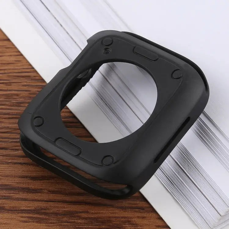 Silicone Full Coverage Case for Apple Watch Series 5 & 4 44mm Series 5 & 4 44mm - Series 5 & 4 44mm / Black